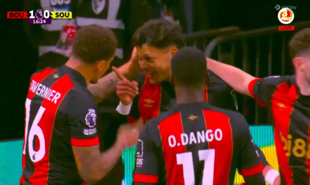 Imagem de contexto do artigo Eis o primeiro golo de Evanilson com a camisola do Bournemouth
