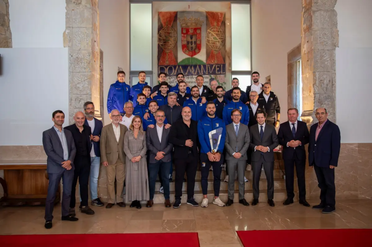 Óquei de Barcelos recebido na Câmara