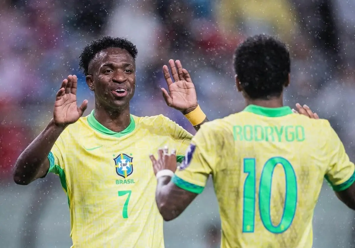 Vinícius Júnior e Rodrygo