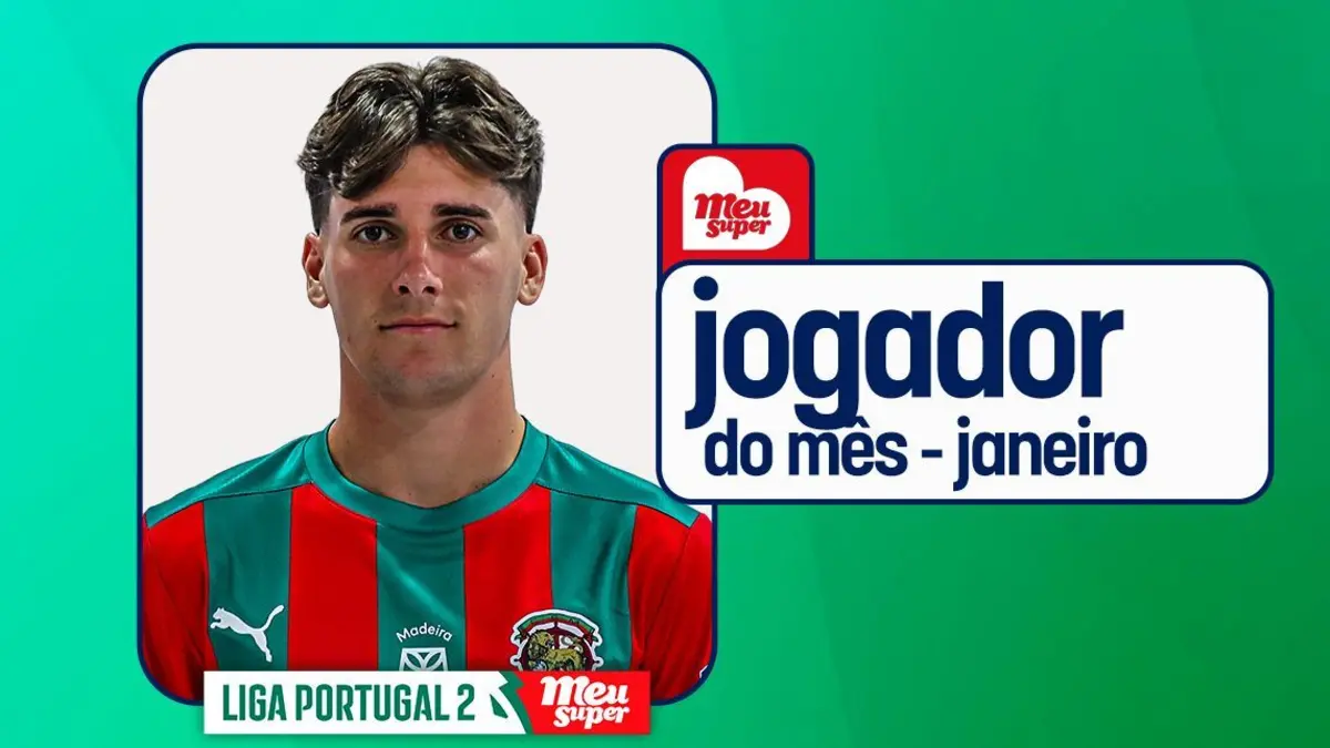 Imagem de contexto do artigo Joga no Marítimo o Jovem do Mês da II Liga