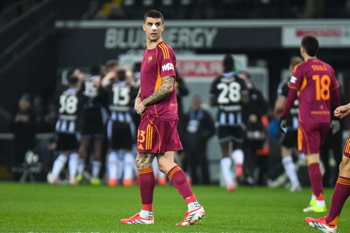 Imagem de contexto do artigo Roma perde com Udinese e sai dos lugares de acesso à Champions