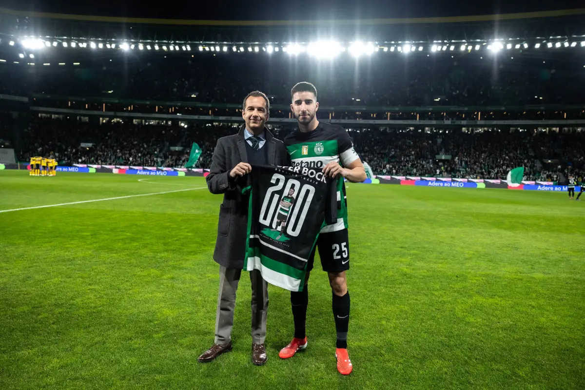 Imagem de contexto do artigo Gonçalo Inácio homenageado pelos 200 jogos no Sporting