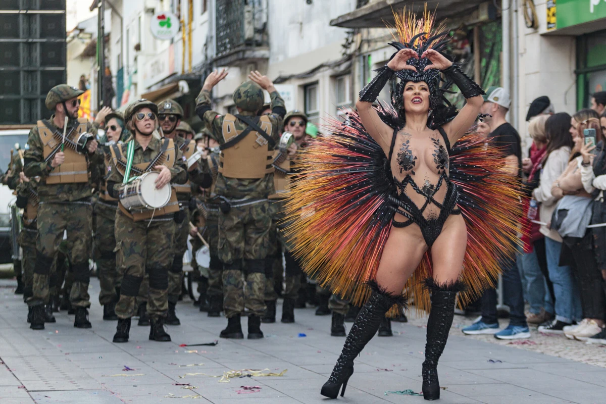 Carnaval da Mealhada (Créditos: Fernando Fontes/Global Imagens)