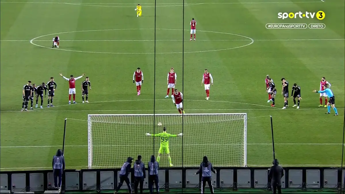 Imagem de contexto do artigo Braga volta a empatar a eliminatória contra o Qarabag. Veja o golo