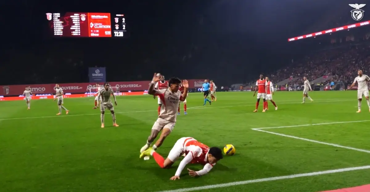 Lance de Ríos que anulou golo ao Benfica