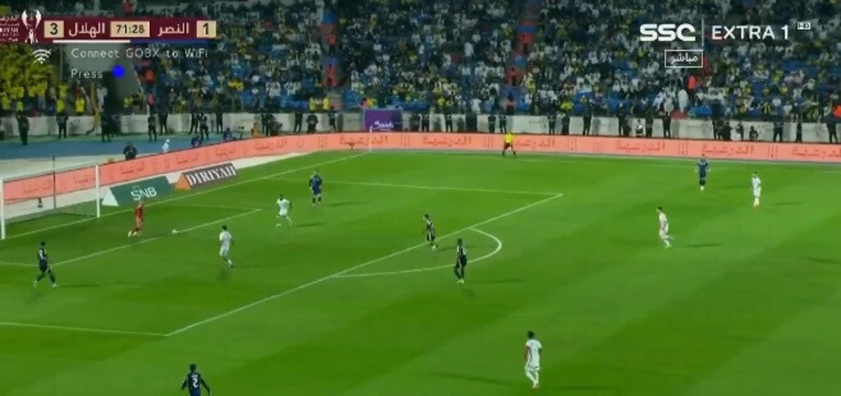 Golo de Malcom (créditos: X/Reprodução)