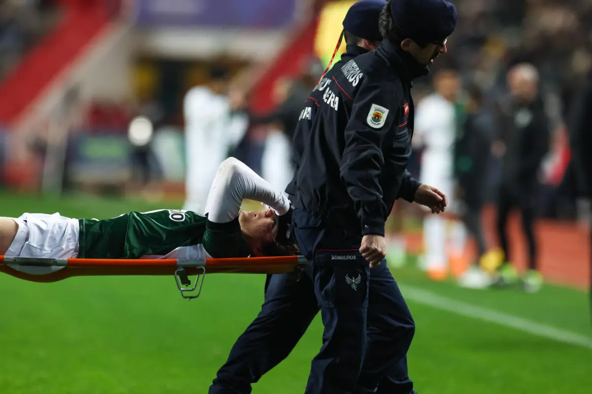Eduardo Quaresma lesionou-se no Sporting-V. Guimarães, da Taça da Liga