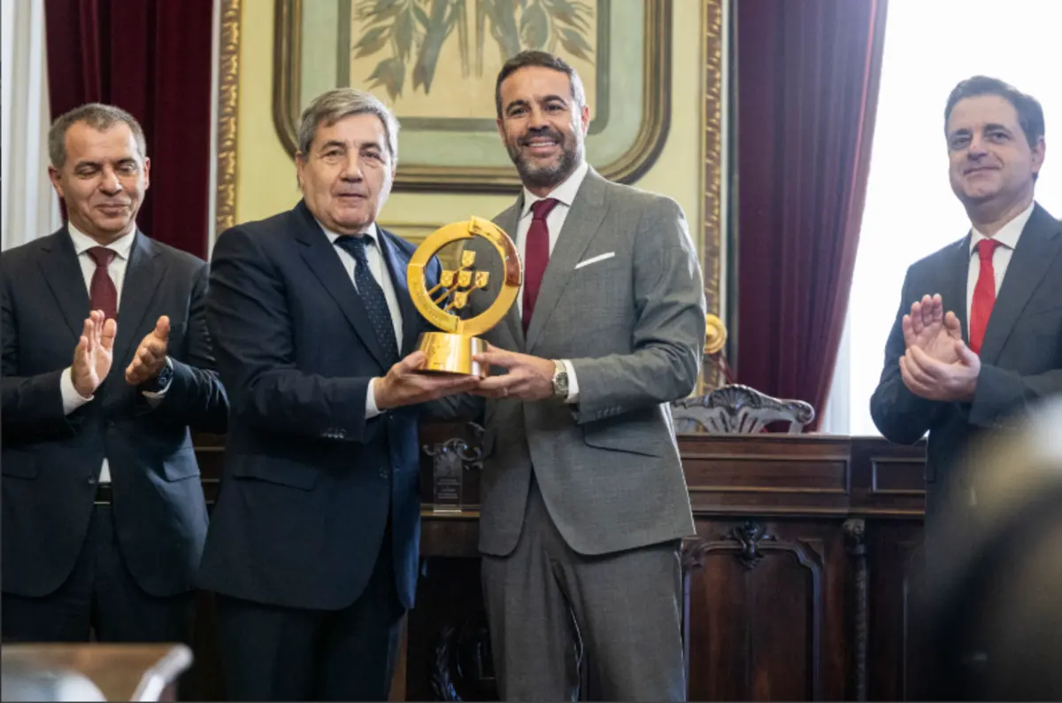 Artur Jorge homenageado (Créditos: Artur Machado/Global Imagens)