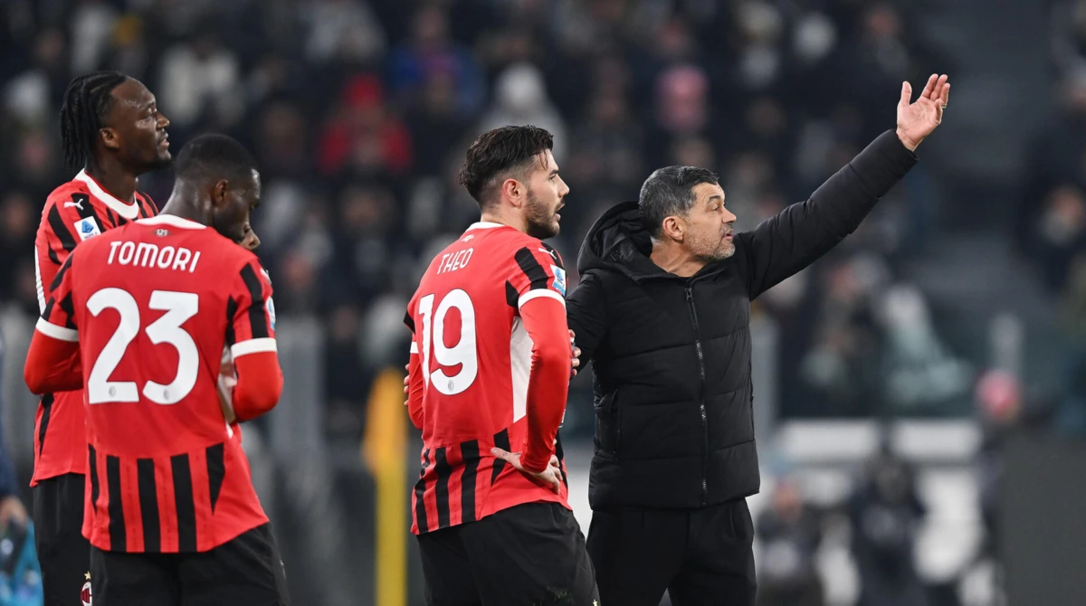 Milan derrotado pela Juventus (Créditos: EPA)