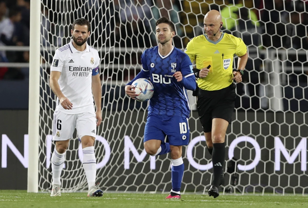 Vietto marcou ao Real Madrid noMundial de Clubes, em 2023, ao serviço do Al Hilal