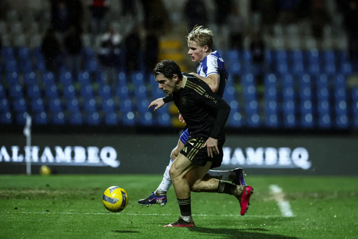 Gaizka Larrazábal com Victor Froholdt