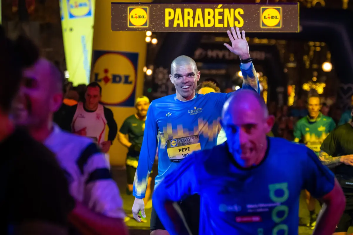 Pepe correu a São Silvestre do Porto