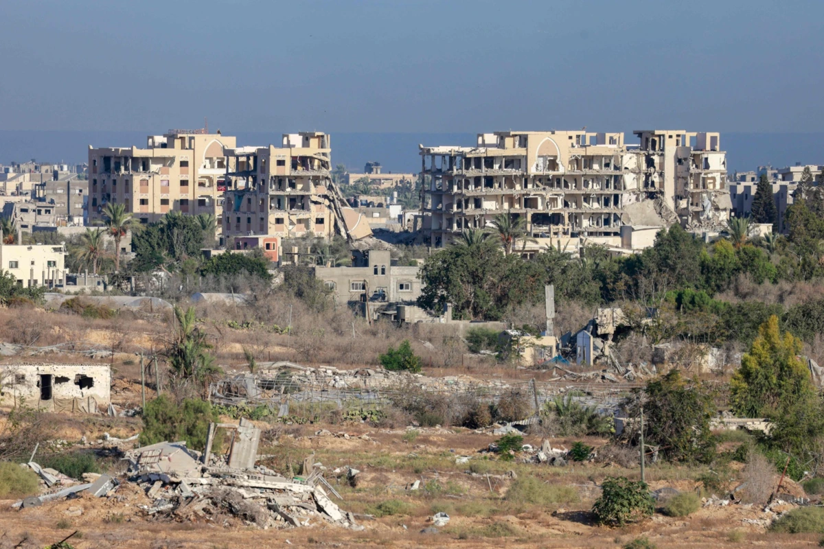 Imagem da destruição em Gaza