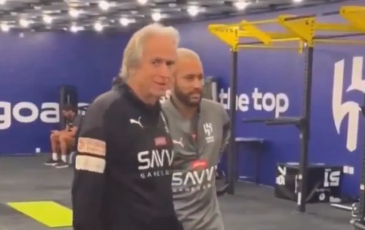 Imagem de contexto do artigo Jorge Jesus aponta meta a Neymar, com um erro: "Se chegarmos lá, vamos para o Guinness"