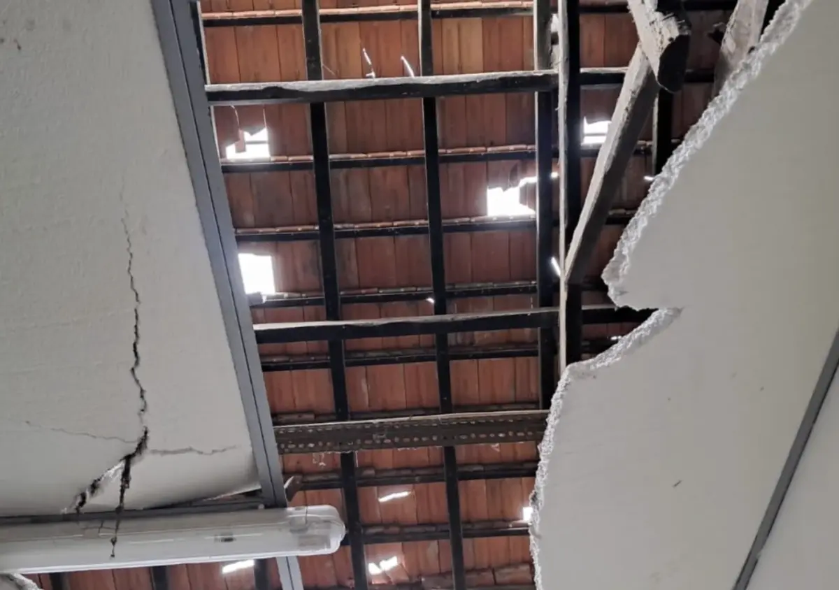 Instalações do Sport Operário Marinhense foram bastante afetadas