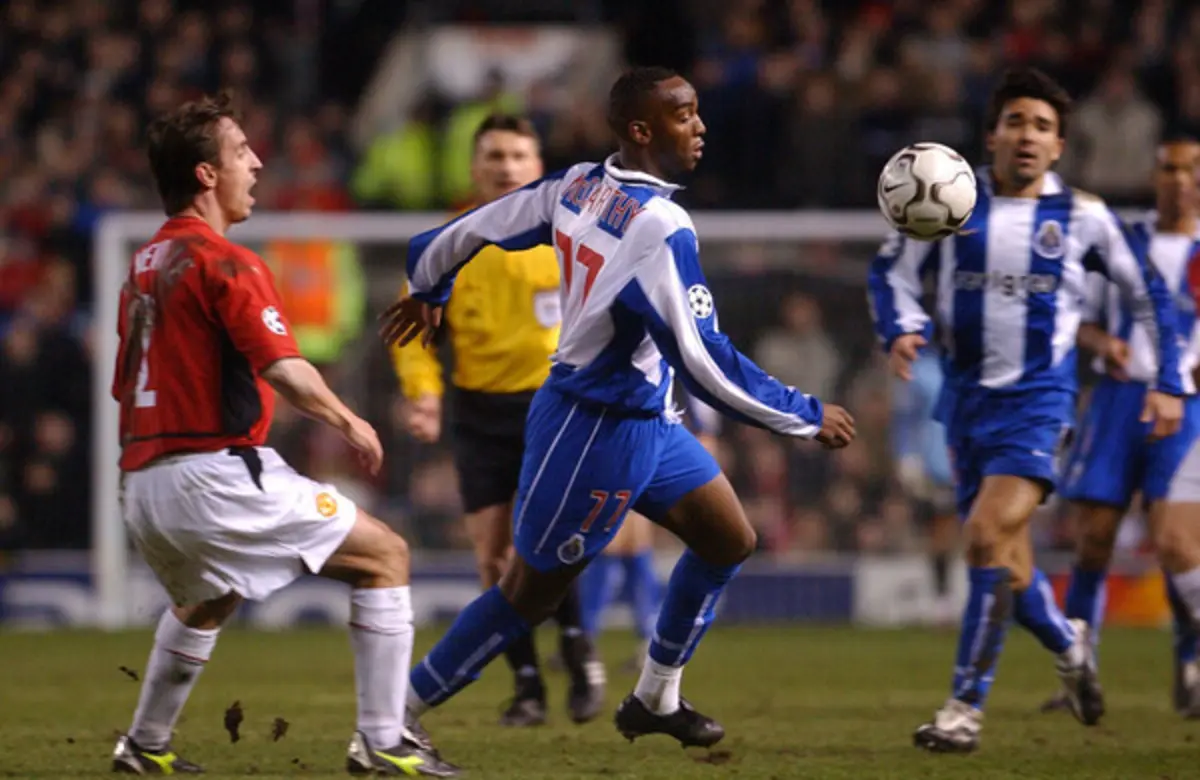 Benni McCarthy em Old Trafford