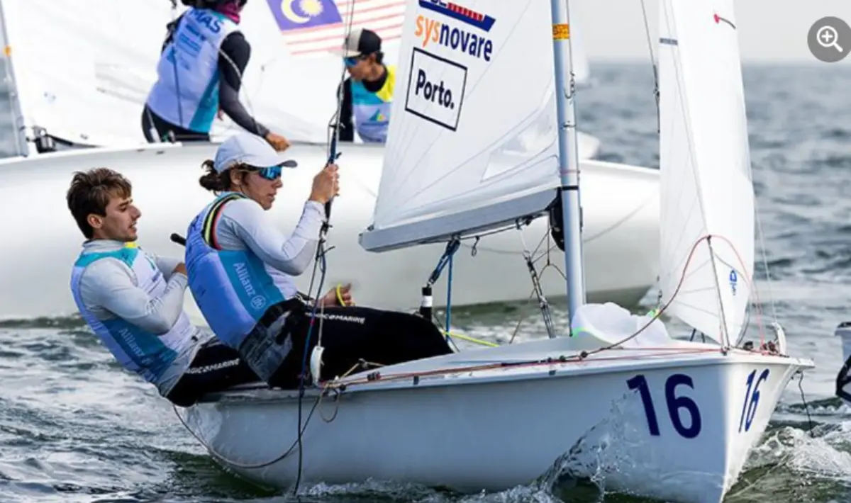 Diogo Costa e Carolina João (créditos: FPV)