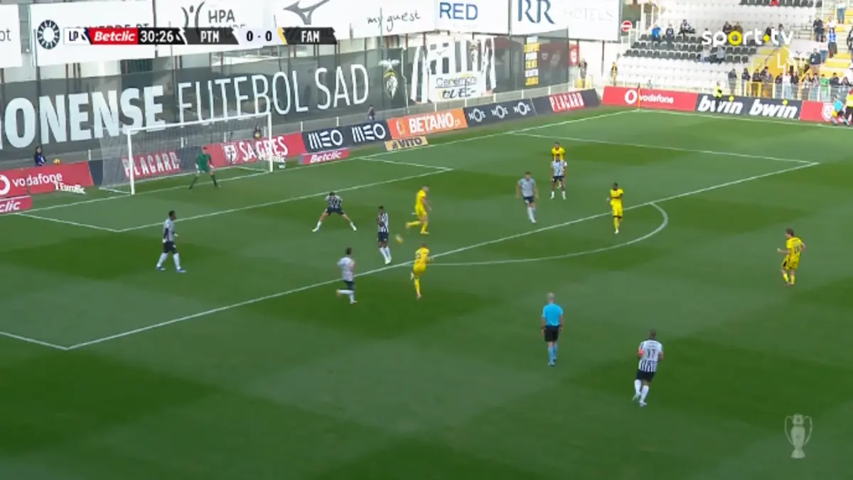 Imagem de contexto do artigo Théo Fonseca: uma estreia a marcar na I Liga e logo em grande estilo