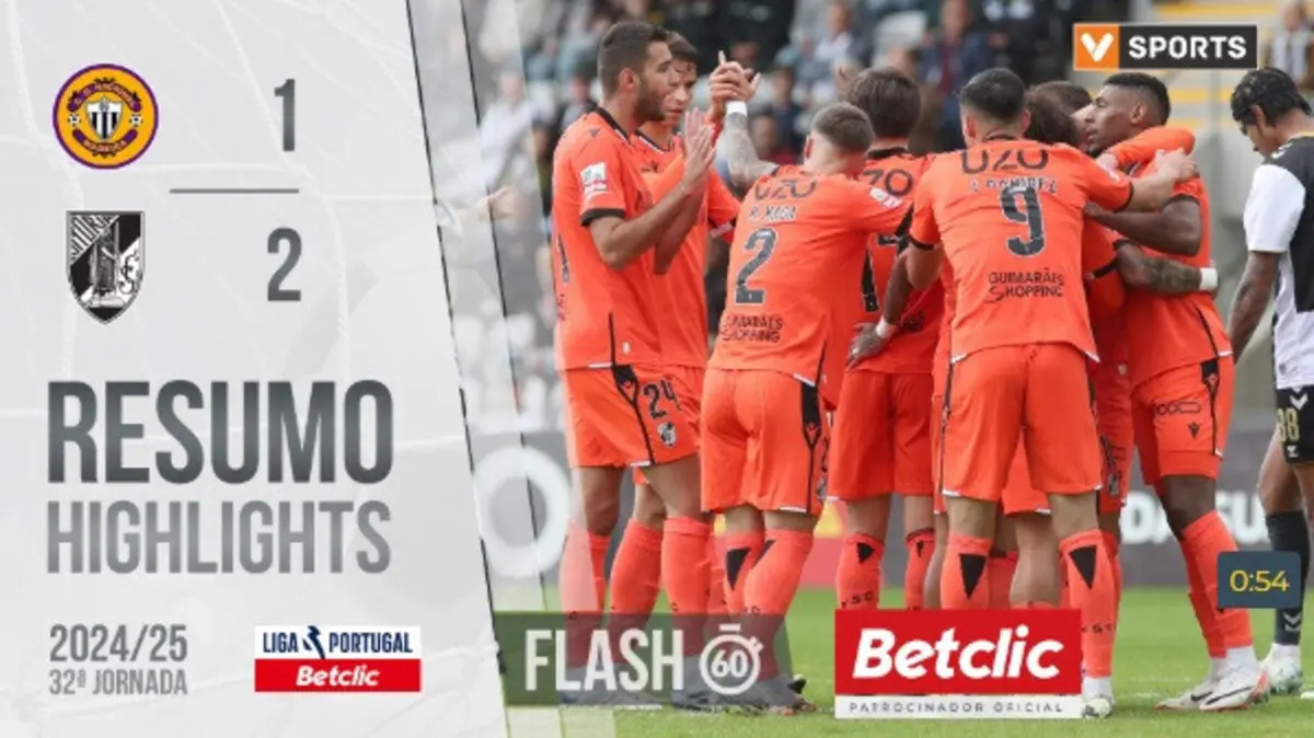 Imagem de contexto do artigo O essencial do Nacional-V. Guimarães num minuto: assista ao resumo