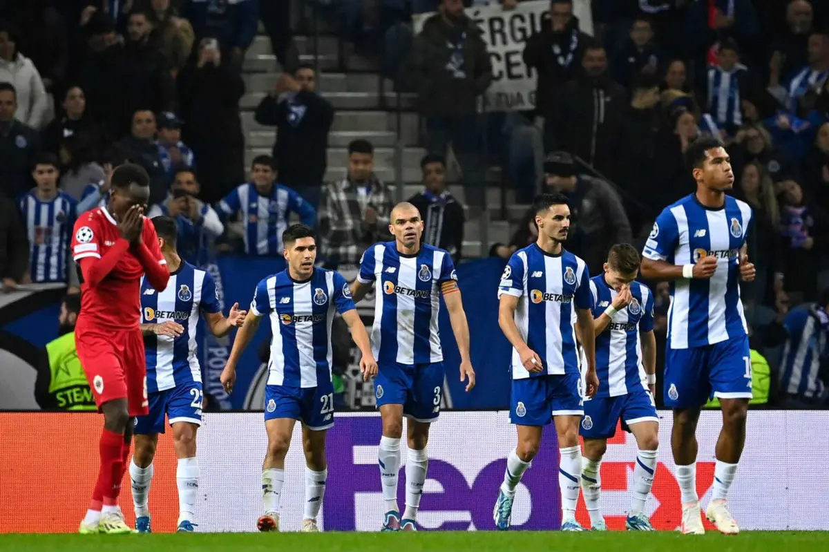 Imagem de contexto do artigo FC Porto-Antuérpia lá fora: "Pepe decisivo", "essencial alcançado" e "2-0 enganador"