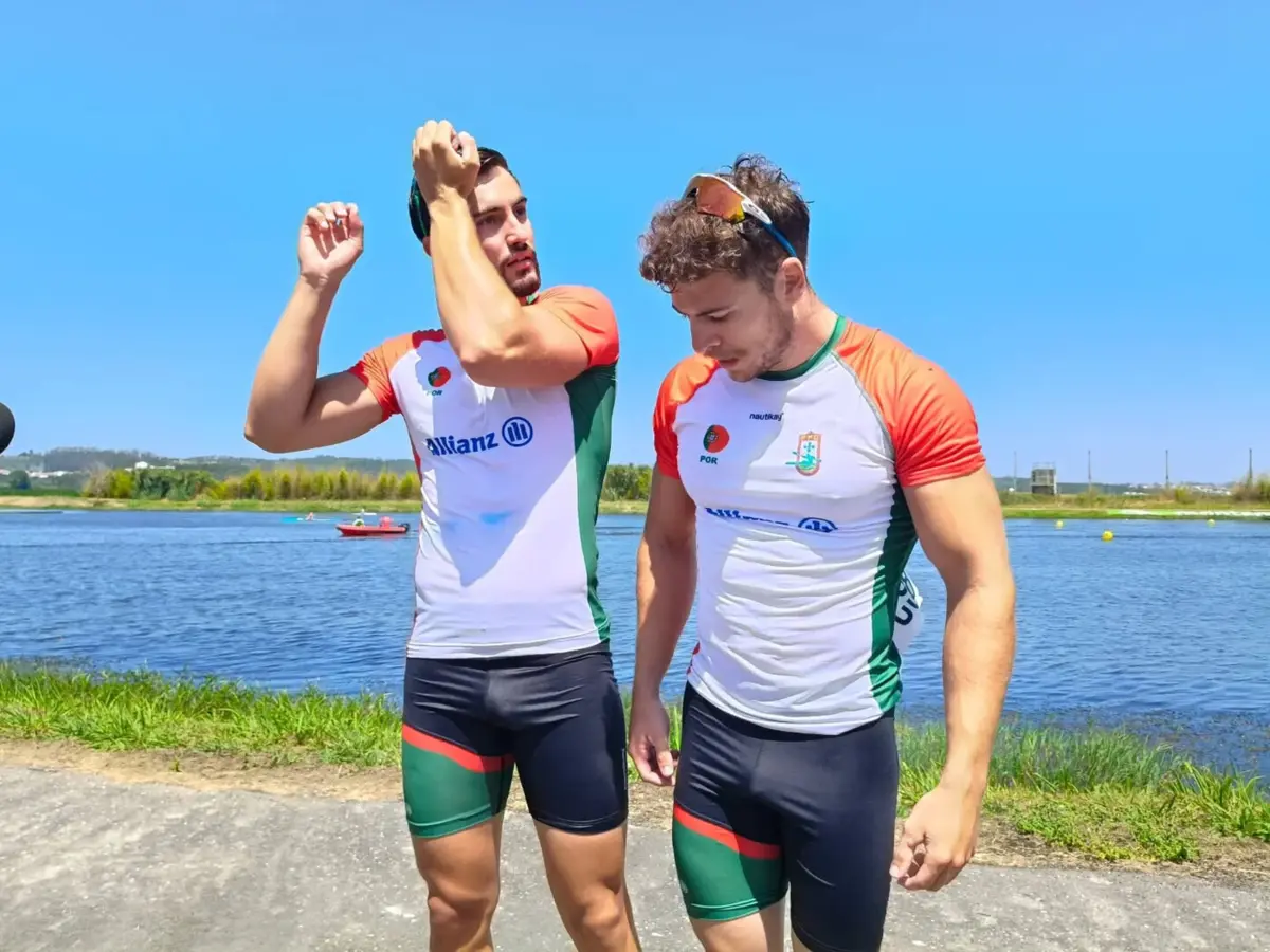 Gustavo Gonçalves e Pedro Casinha (créditos: FP Canoagem)