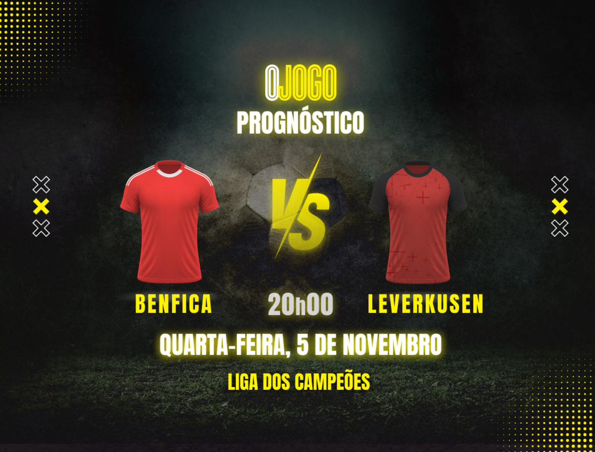 Imagem de contexto do artigo Prognóstico Benfica vs Leverkusen: Dicas e Odds para a Champions League