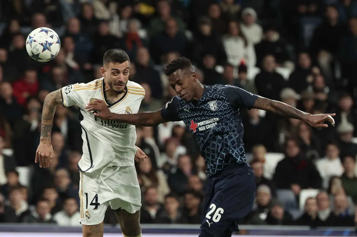 Borja no Real Madrid-Braga