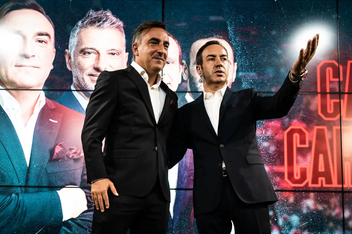 Carlos Carvalhal e António Salvador (Créditos: Gonçalo Delgado/Global Imagens)