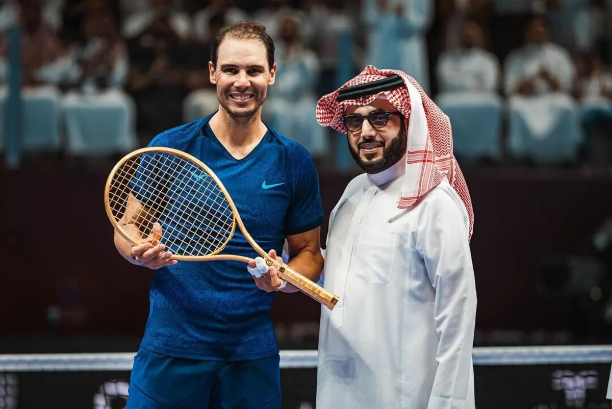 Rafa Nadal e Turki Al-Sheikh