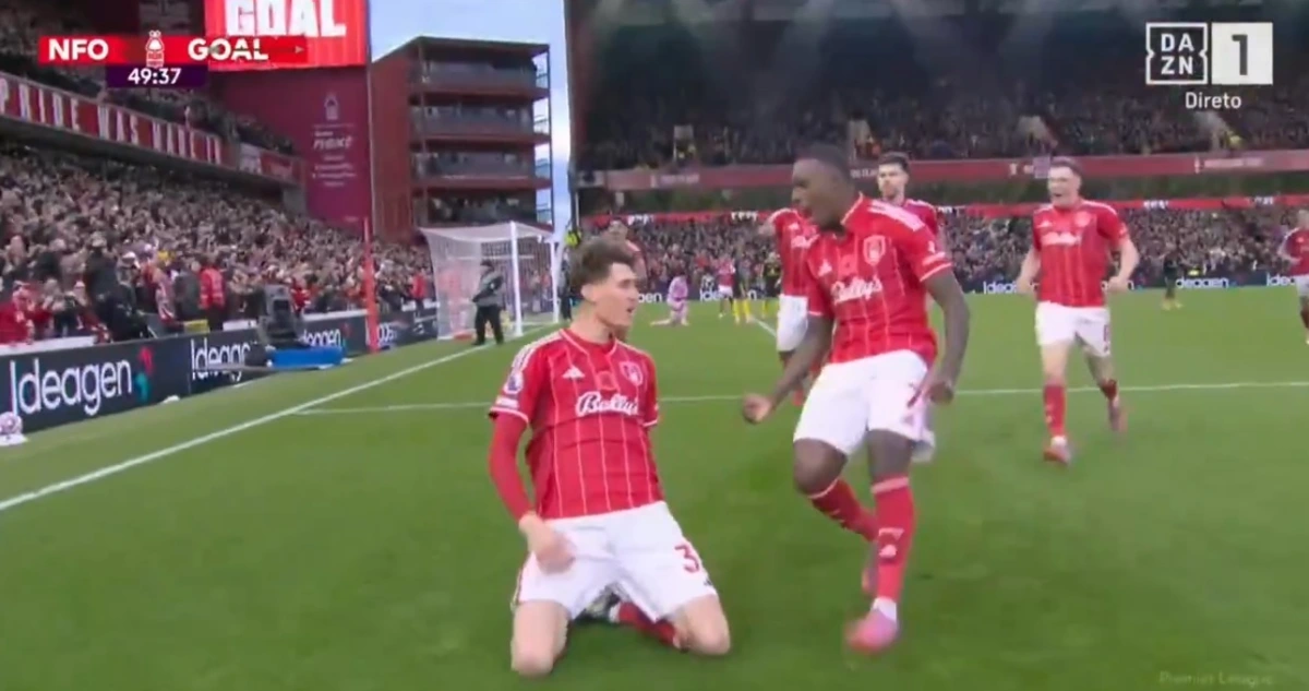 Imagem de contexto do artigo Nottingham aplica reviravolta em dois minutos contra o United. Veja os golos