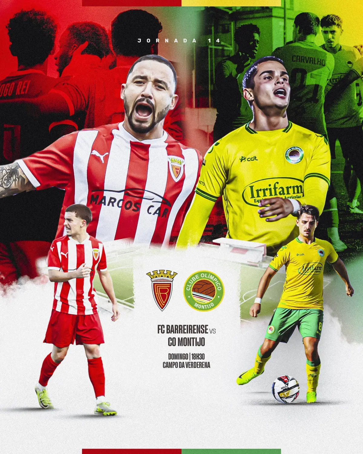 Barreirense e Olímpico do Montijo jogaram no sábado Adeptos entraram em confronto