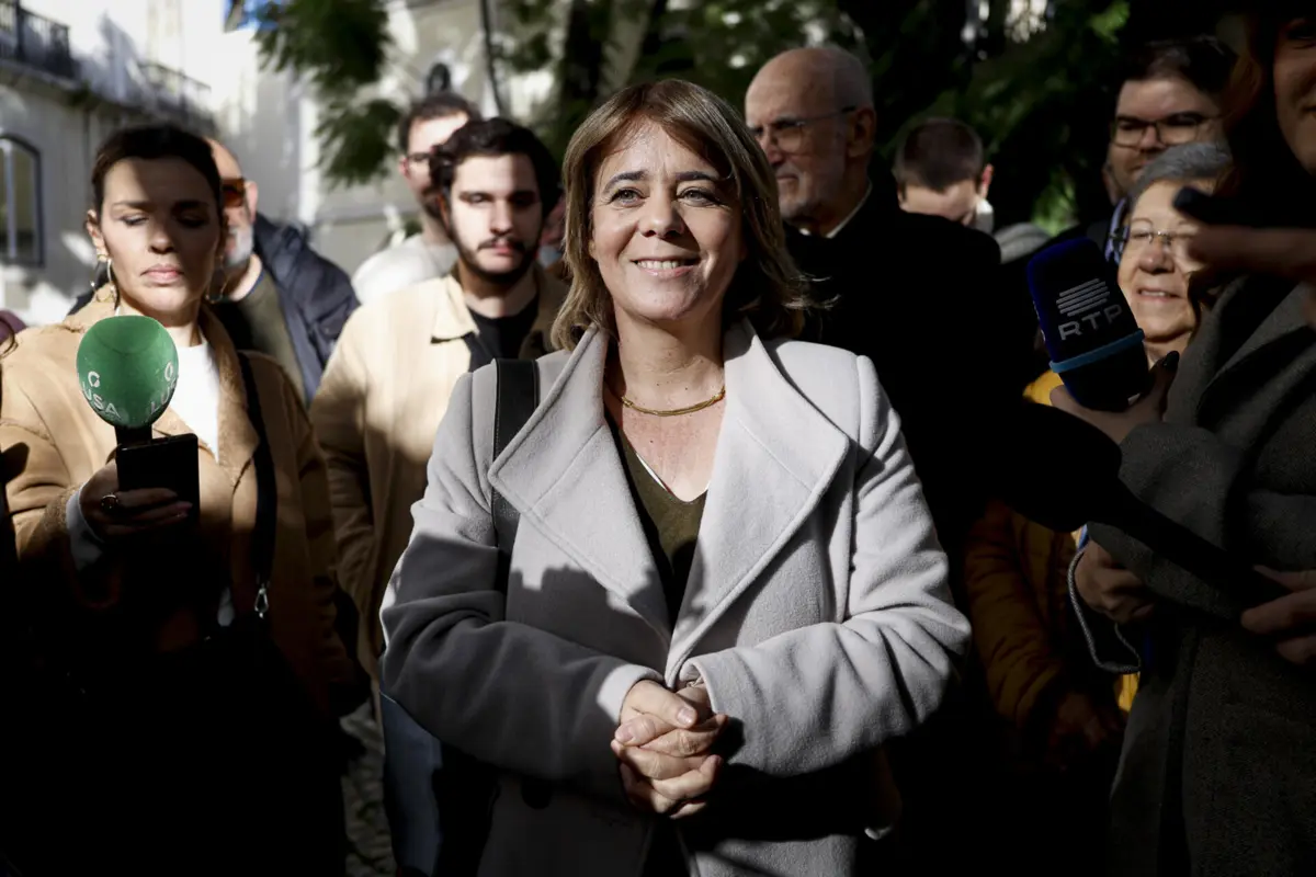 A candidata à Presidência da República, Catarina Martins formaliza a candidatura no Tribunal Constitucional, em Lisboa