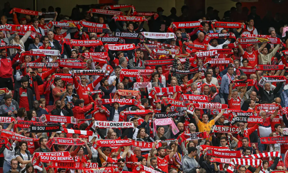 Adeptos do Benfica