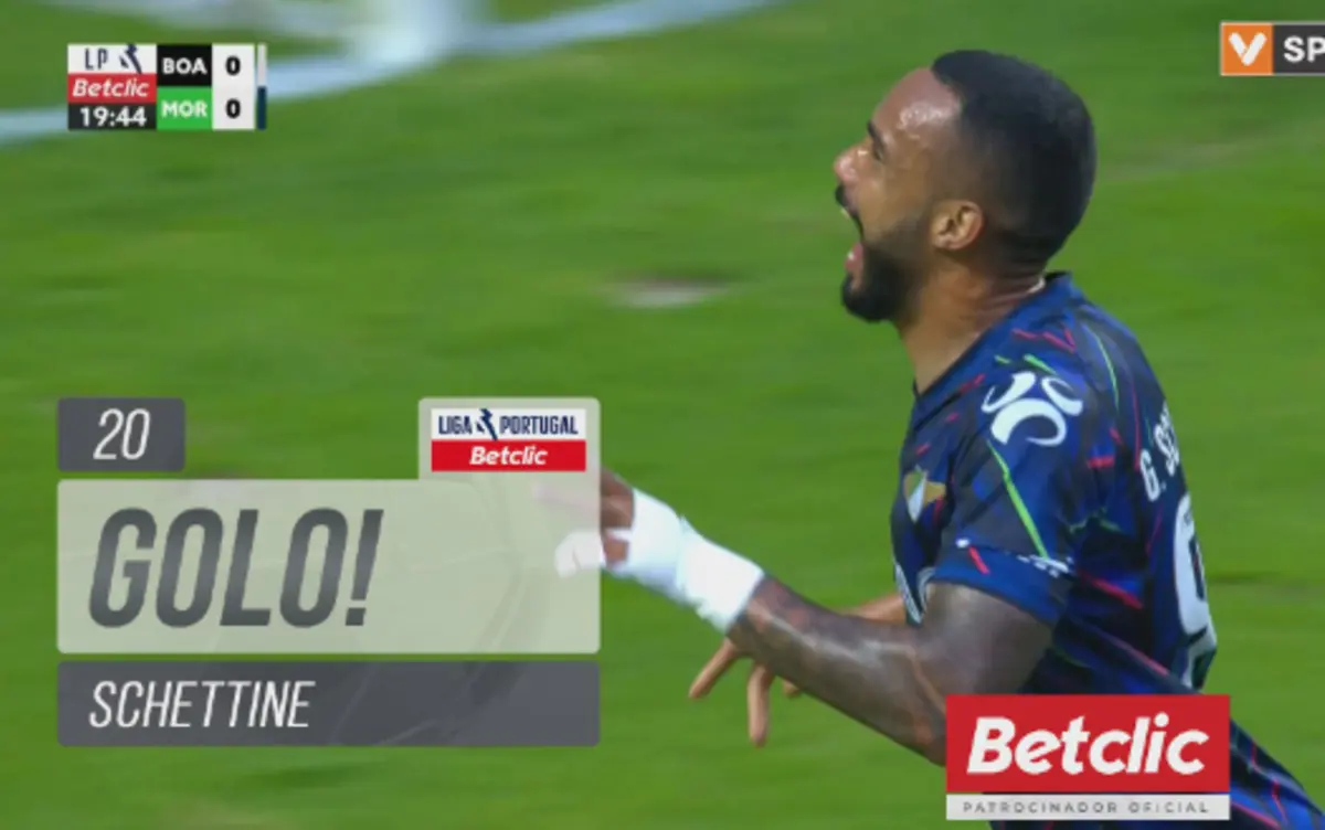 Imagem de contexto do artigo Schettine abre o marcador no Boavista-Moreirense: veja o golo