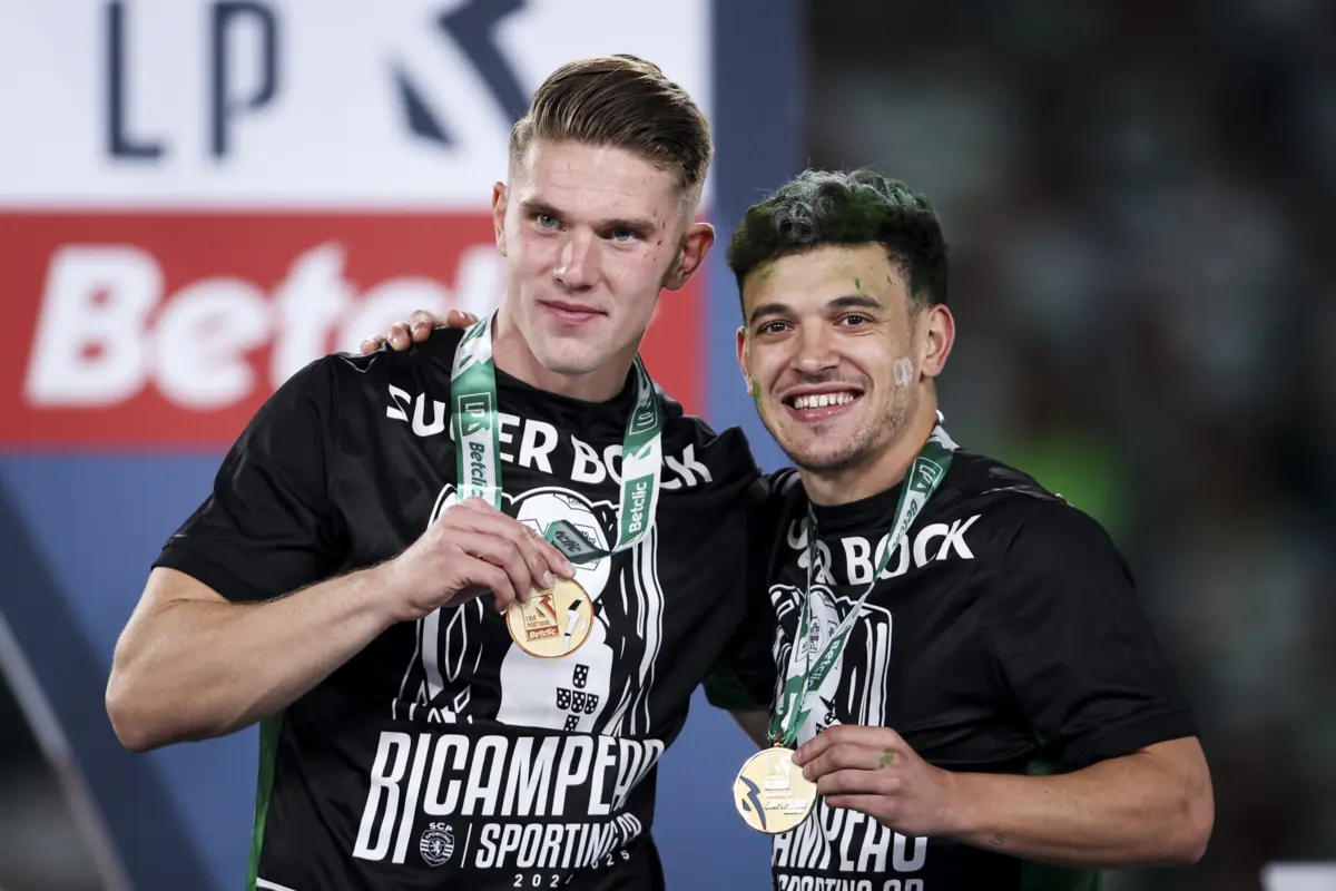 Imagem de contexto do artigo Pedro Gonçalves: "Dizem que jamais seremos tricampeões sem o Gyokeres, vamos ver"