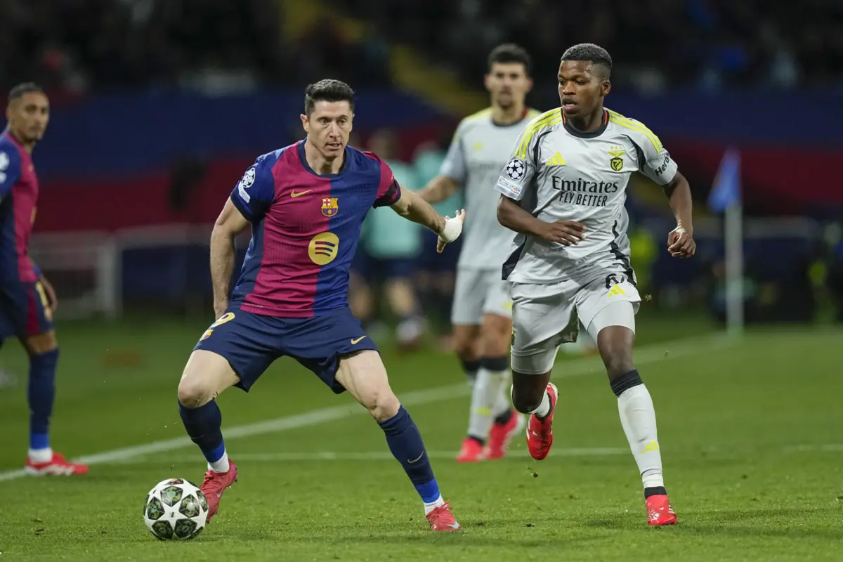 Robert Lewandowski, jogador do Barcelona