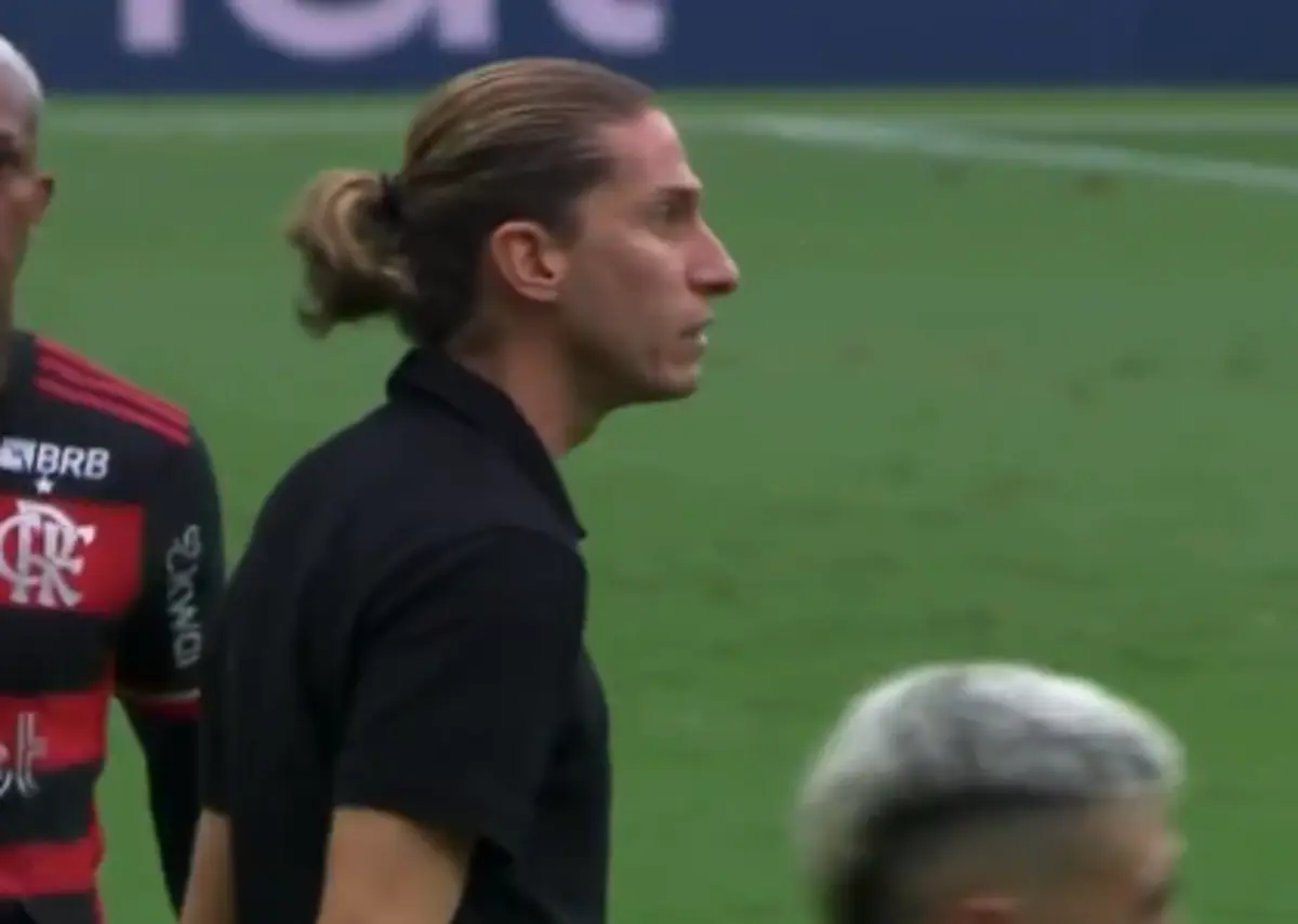 Imagem de contexto do artigo Filipe Luís repreendeu Gabigol: "Tu respeita-me, miúdo"