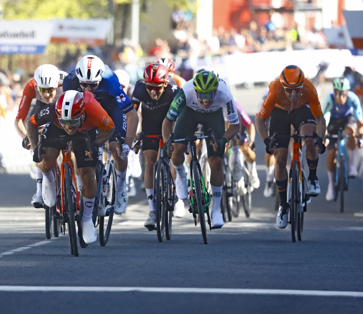 Iúri Leitão foi o último a sprintar e ainda chegou a quinto (Sprint Cycling Agency)