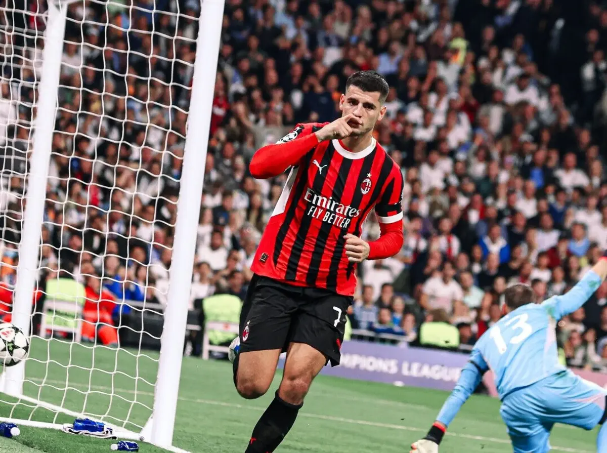 Imagem de contexto do artigo Morata deixa hospital após choque violento no treino do Milan