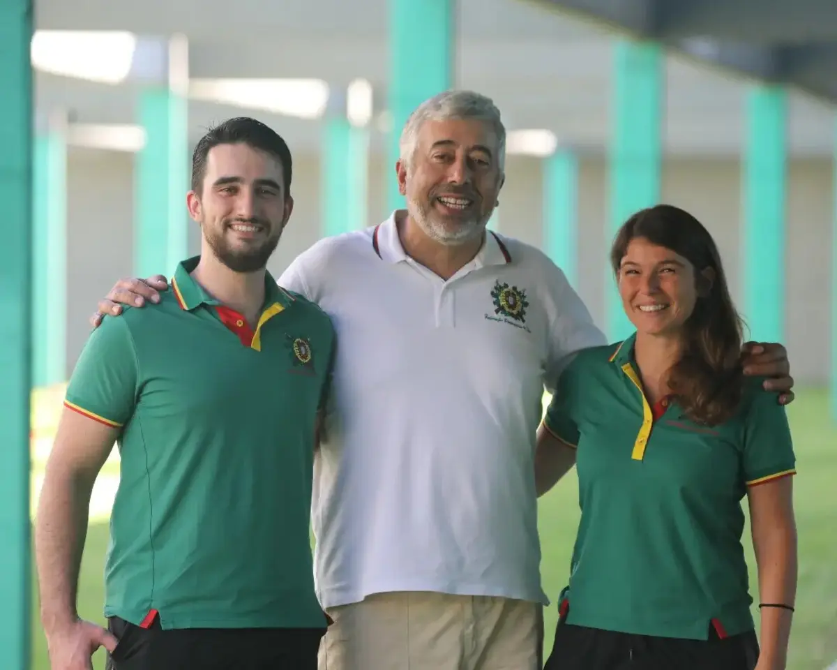 Imagem de contexto do artigo Taça do Mundo: Joana Castelão e João Costa em quarto lugar em equipas mistas de pistola a 10 metros