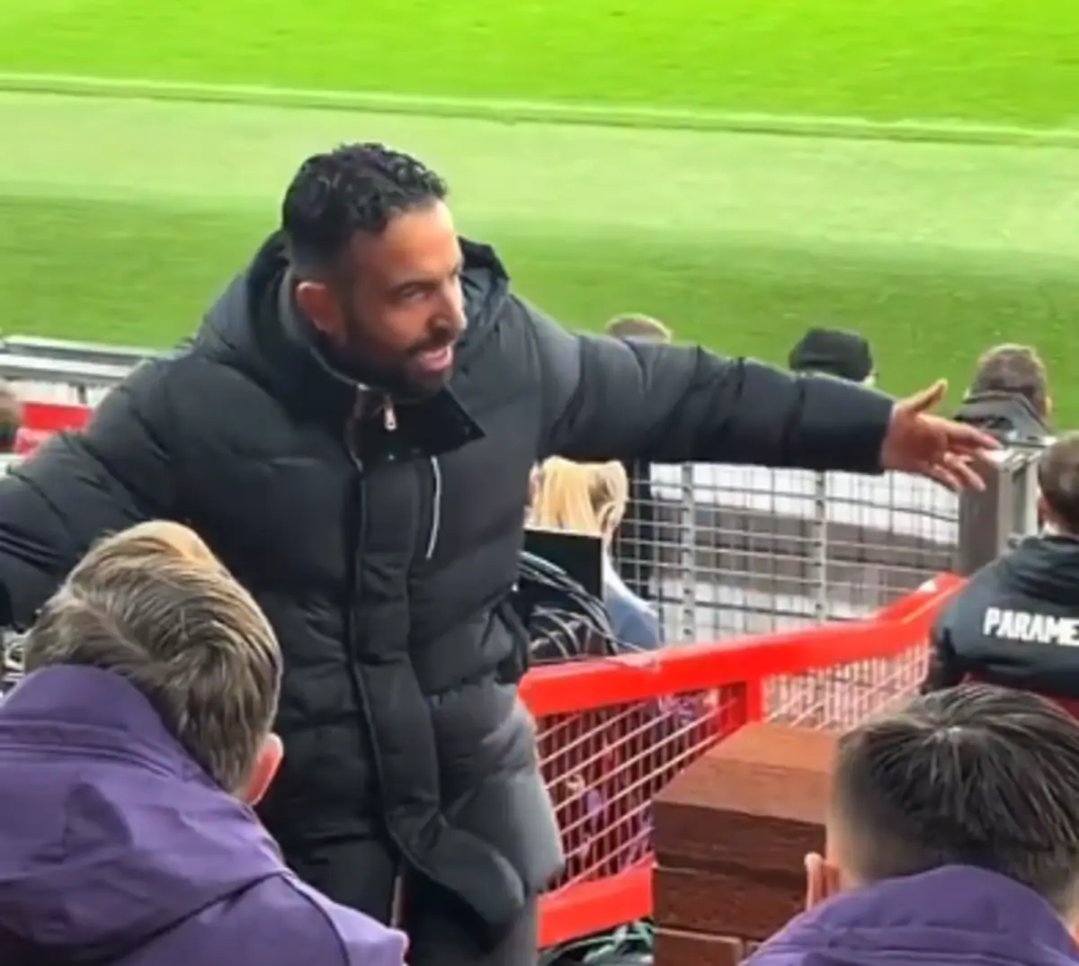 Imagem de contexto do artigo Rúben Amorim irritado no Manchester United-Bournemouth e a falar em português