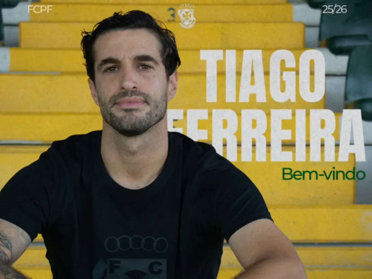 Imagem de contexto do artigo Tiago Ferreira é o primeiro reforço do Paços de Ferreira para 2025/26