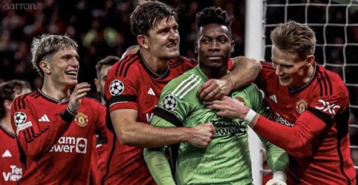 Foto da publicação de Garnacho (à esquerda)