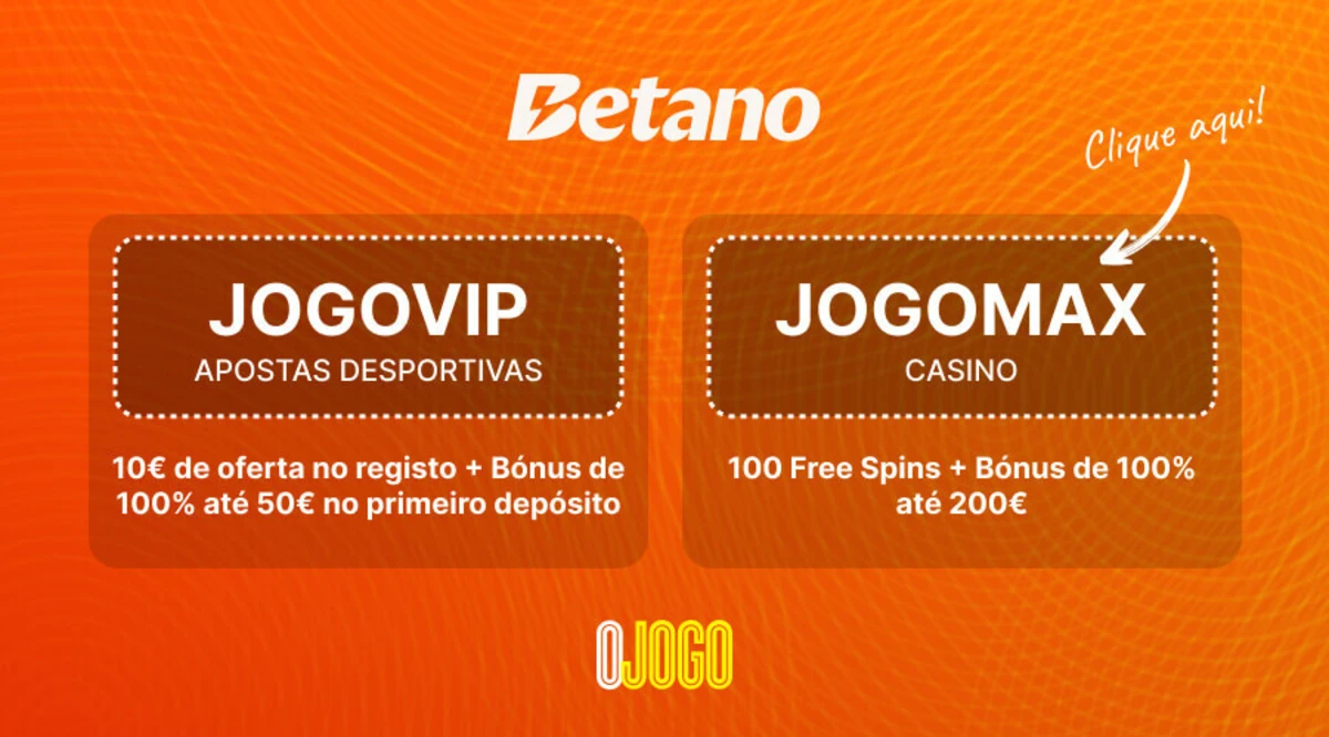 Imagem de contexto do artigo Código Promocional Betano JOGOVIP: 60€ em apostas (out. 2025)