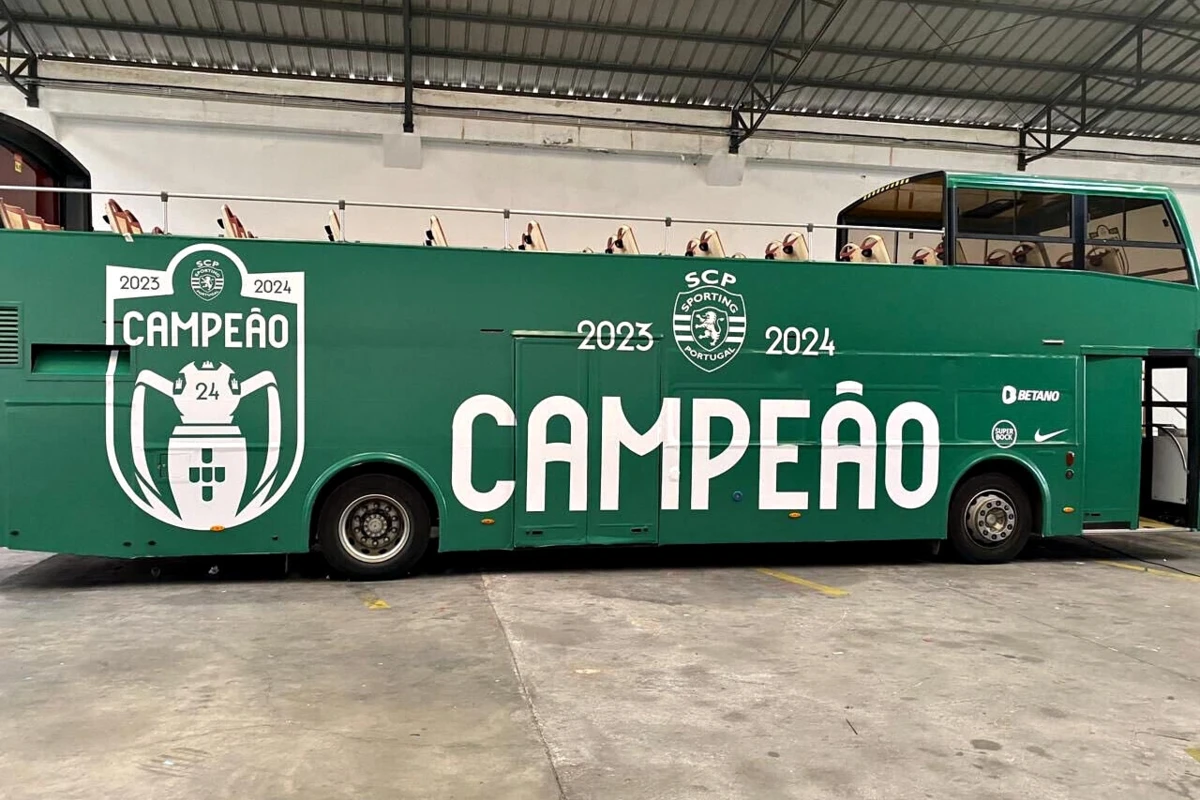 Imagem de contexto do artigo Sporting já tem preparado o autocarro para a festa de campeão