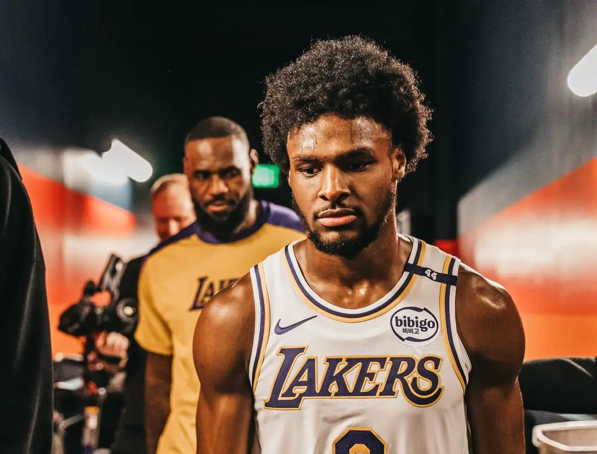 Bronny e LeBron James (créditos: Instagram/kingjames)