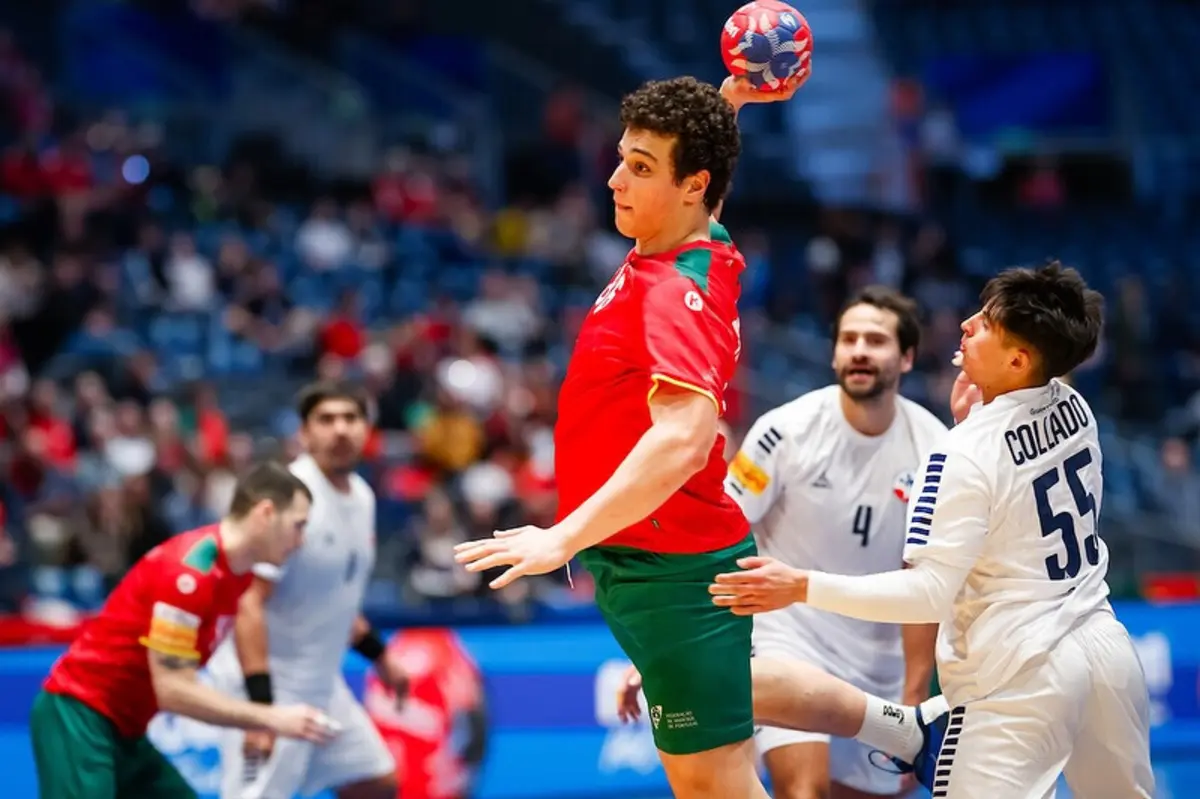 Ricardo Brandão em ação no jogo com o Chile (créditos: FAP)