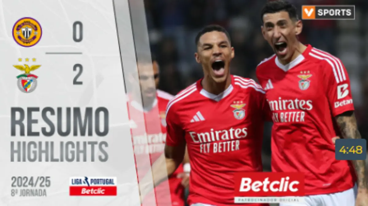 Imagem de contexto do artigo Os principais lances da vitória do Benfica sobre o Nacional