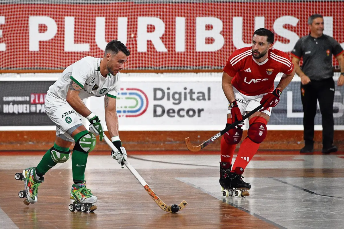 Imagem de contexto do artigo Benfica-Sporting: campeonato de hóquei em patins regressa com dérbi cheio de Luz