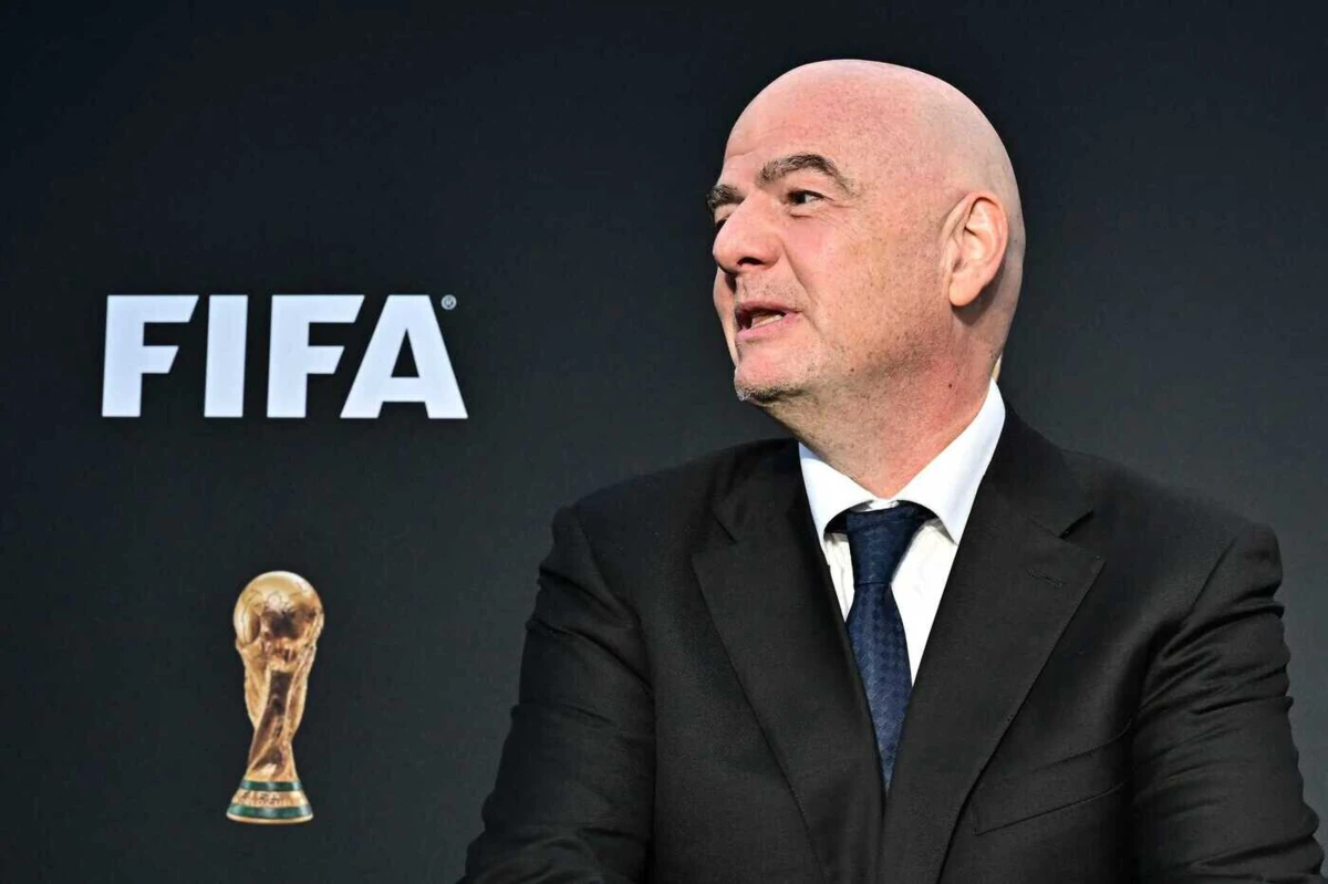 O presidente da FIFA, Gianni Infantino